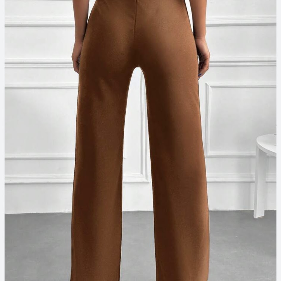 Pantalone palazzo elasticizzato donna