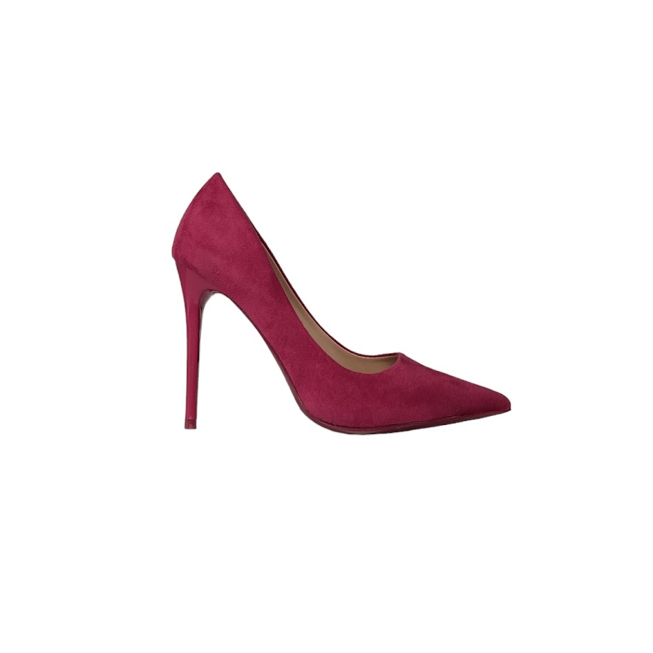Décolleté camoscio tacco 10 donna