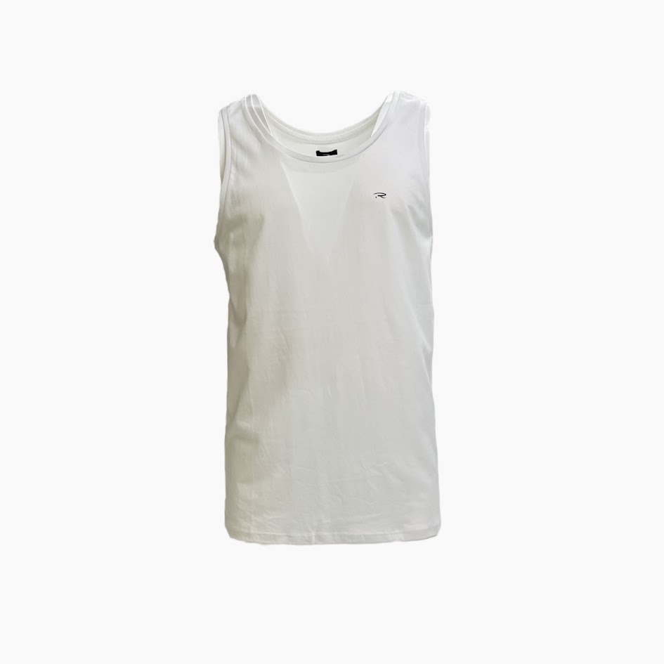 Canotta logo piccolo in cotone uomo