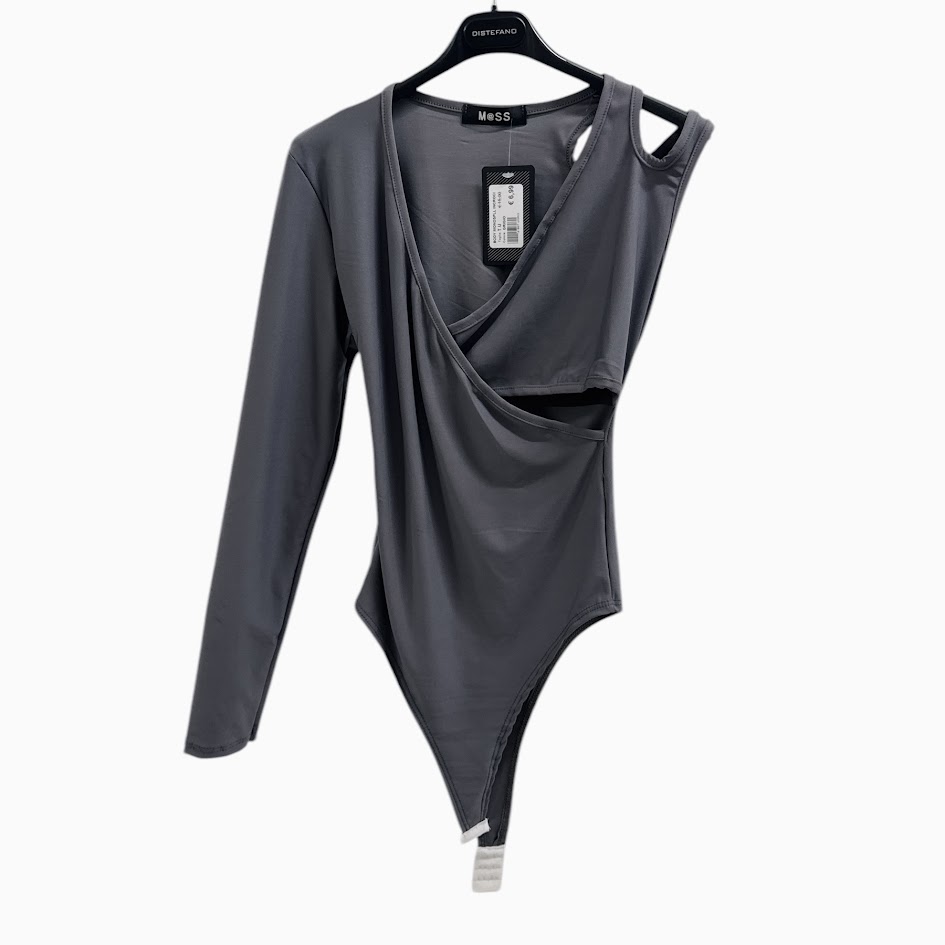 Body lycra monospalla donna