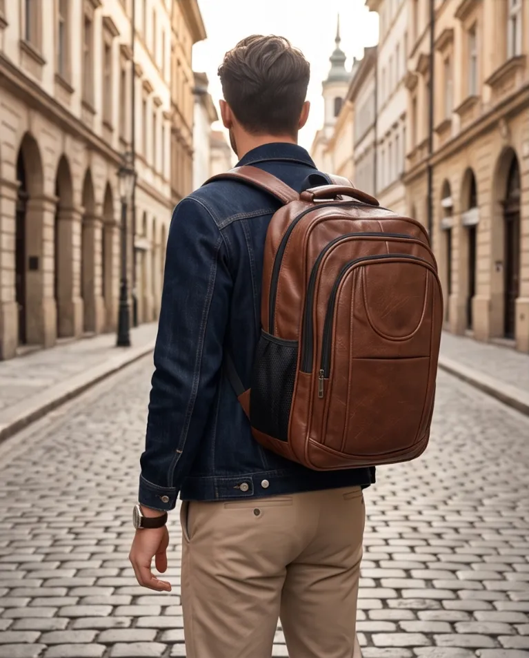 Zaino grande multi tasche bagaglio a mano unisex