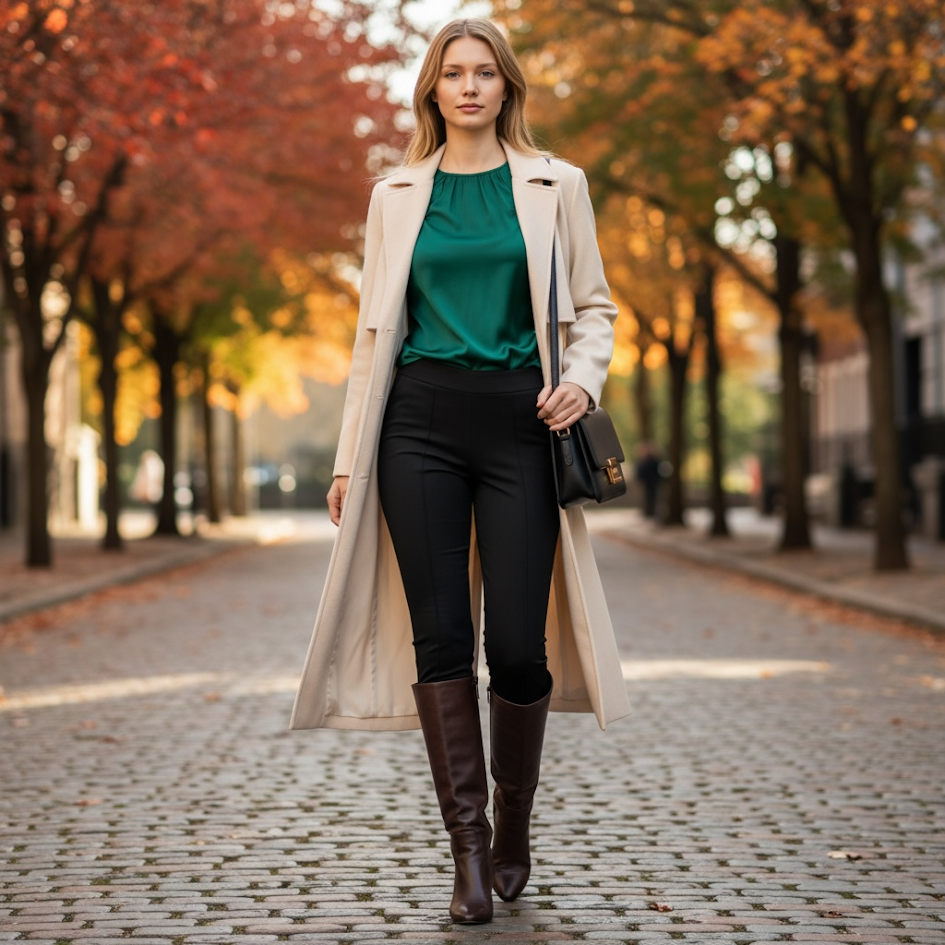 Panta leggings vita alta donna