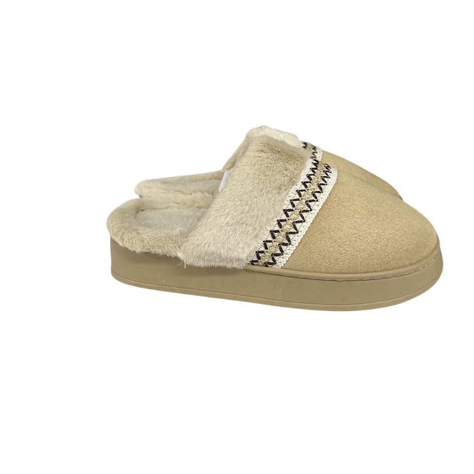 Pantofola invernale pelliccia interna donna