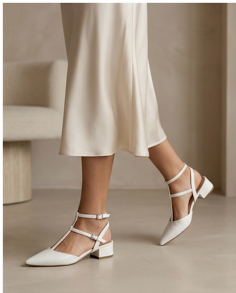 Sandalo basso tacco 3 scarpe eleganti/casual donna