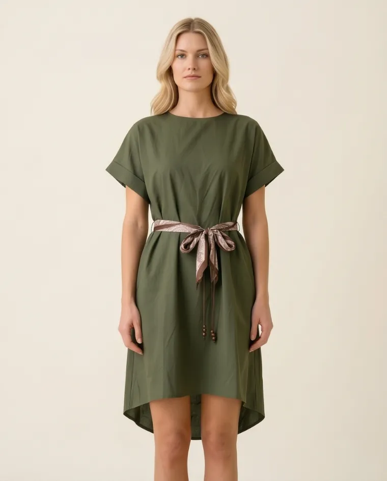 Abito in cotone dress casual donna