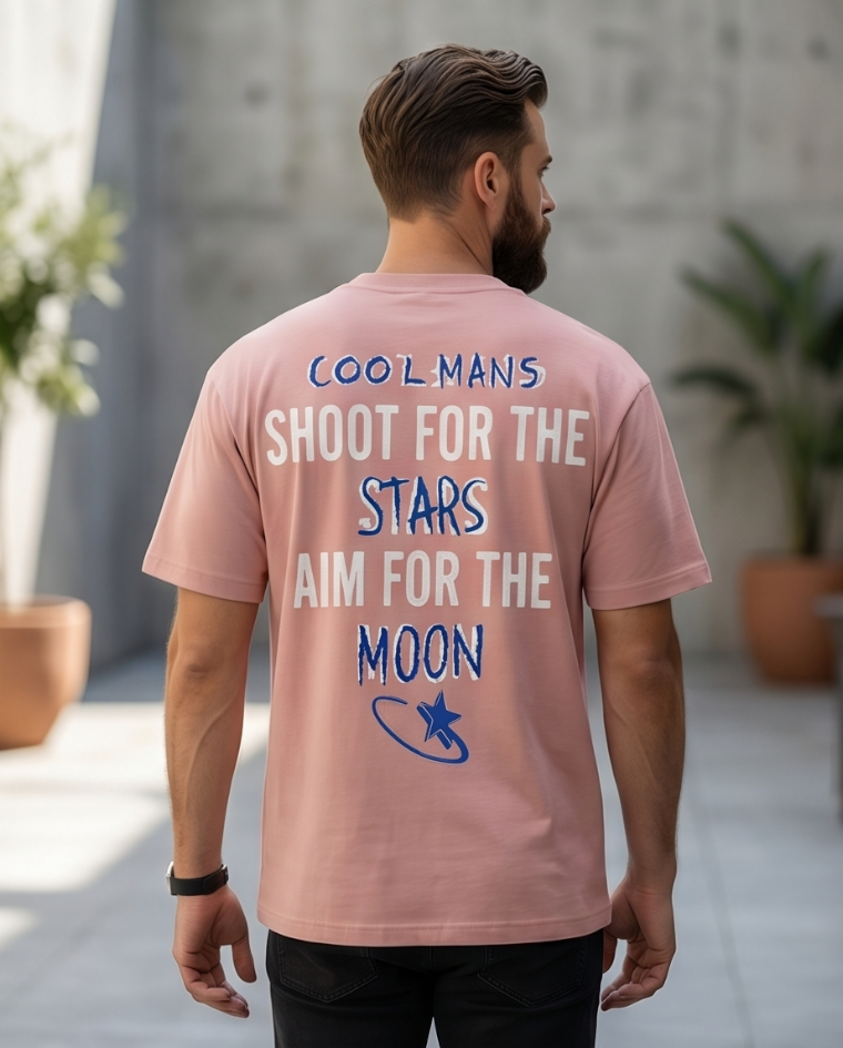 Maglia uomo over fit t-shirt stampa