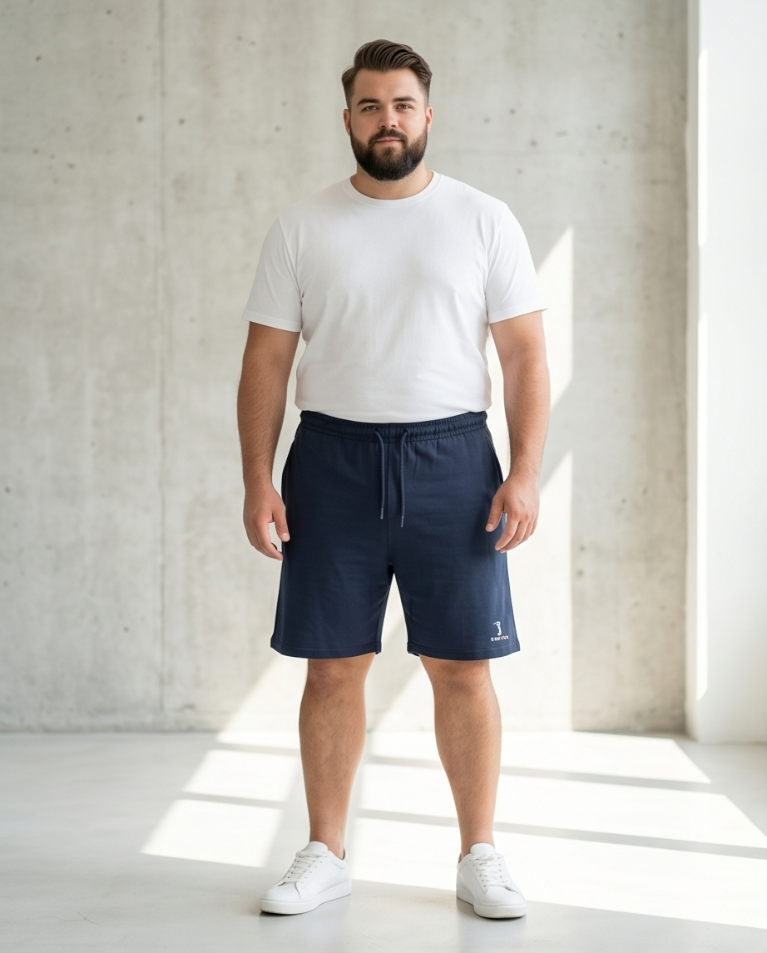 Bermuda logo oversize uomo cotone leggero