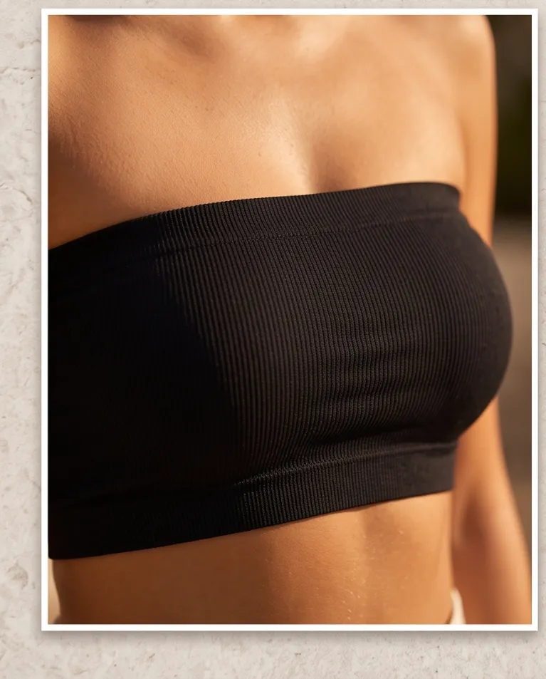 Fascia elastico micro fibra senza coppe donna