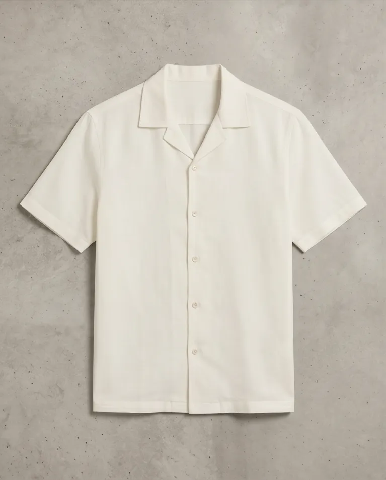 Camicia estiva uomo vestibilità morbida