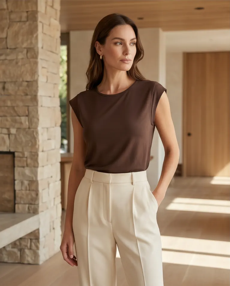 Blusa in cotone sottile top quality donna