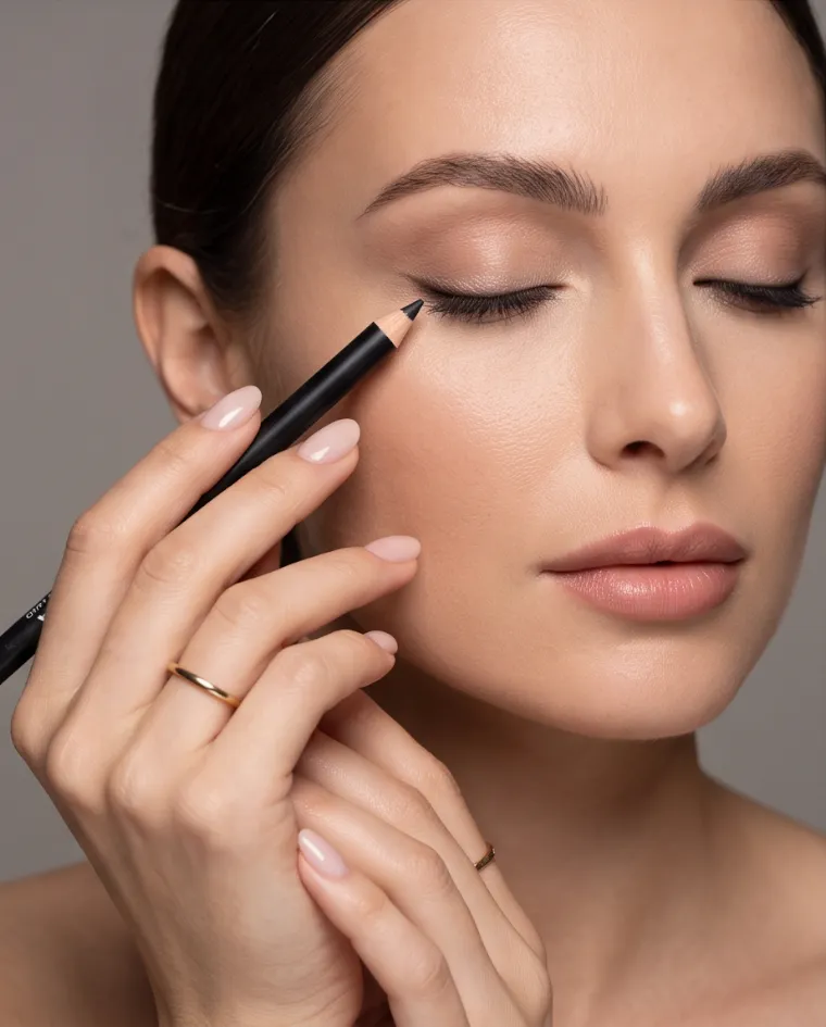 Matita nera occhi sibella make up milano