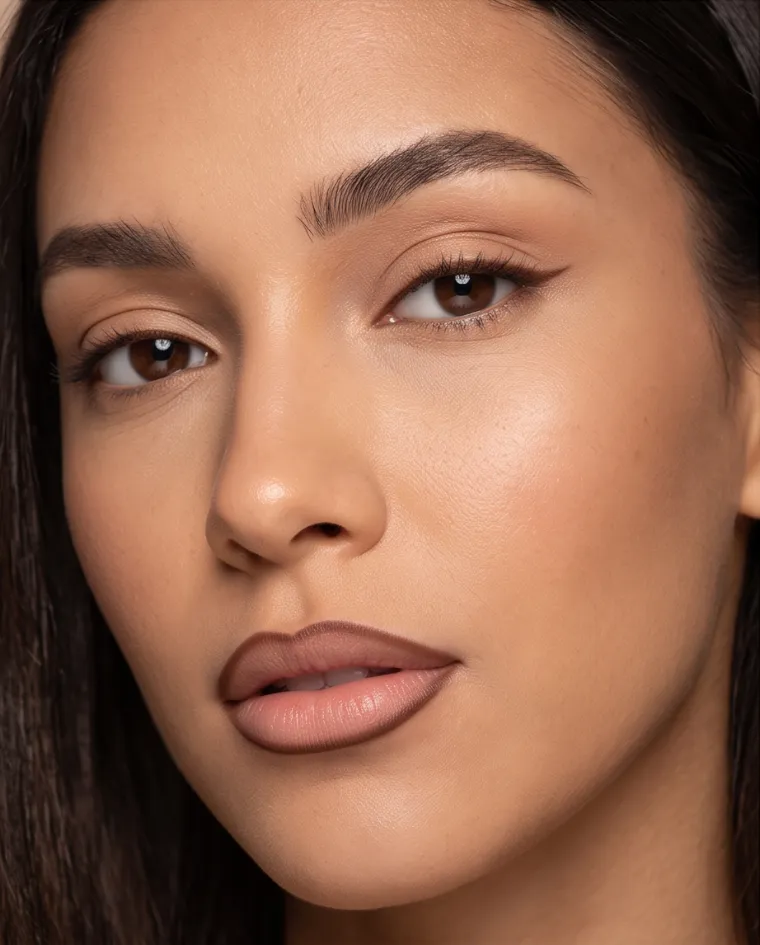 Eyeliner lipliner labbra occhi marrone tabacco 11