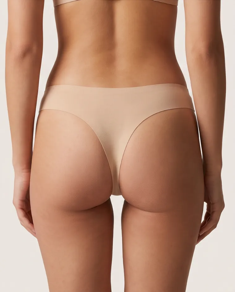 Brasiliana invisibile in cotone slip donna