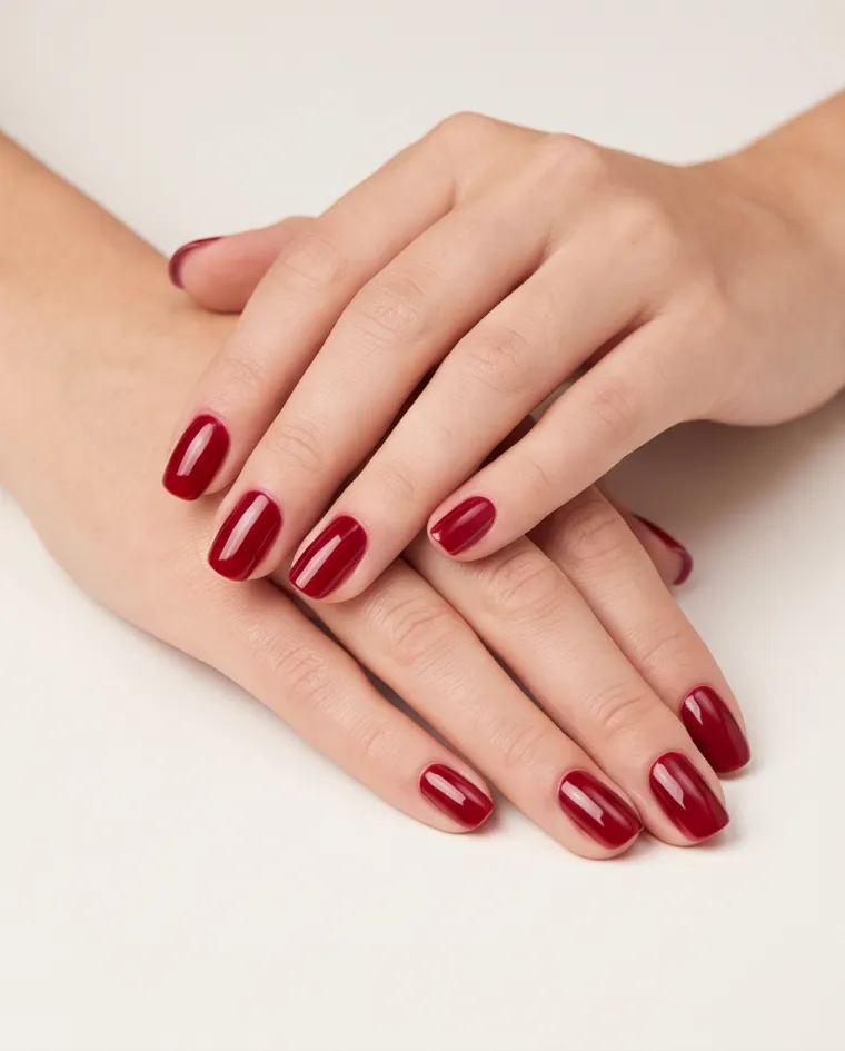 Smalto lucido effetto gel colorazione rosso 015