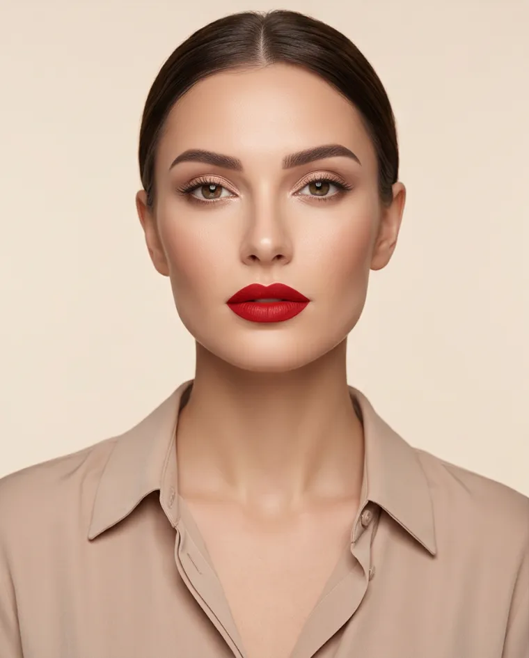 Rossetto matte colorazione rosso 002