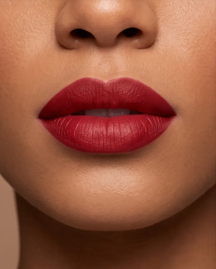 Rossetto matte colorazione rosso 004