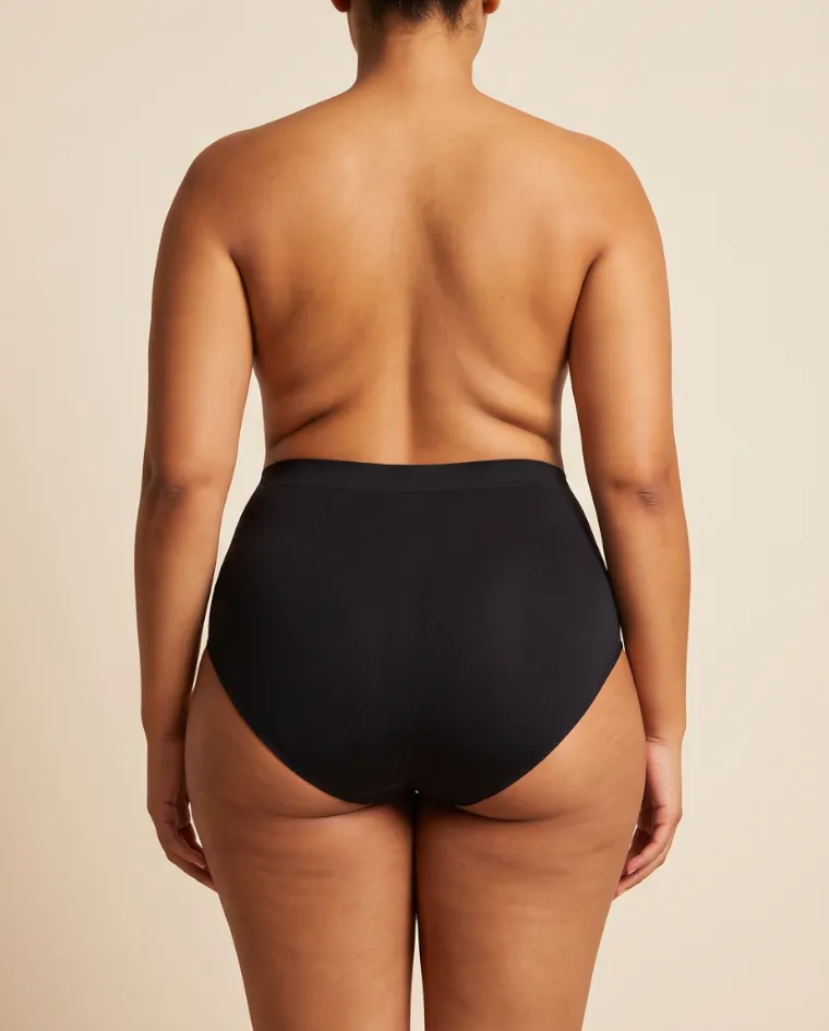 Slip curvy vita alta in microfibra Top Quality