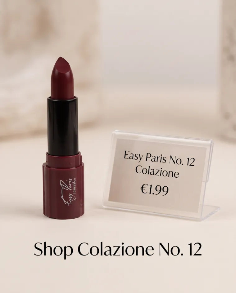 Rossetto 24H colorazione rosso scuro prugna 12