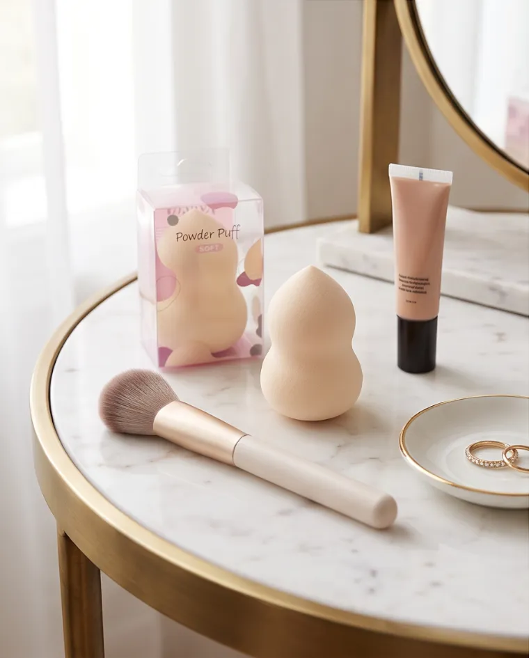 Spugna make-up gialla