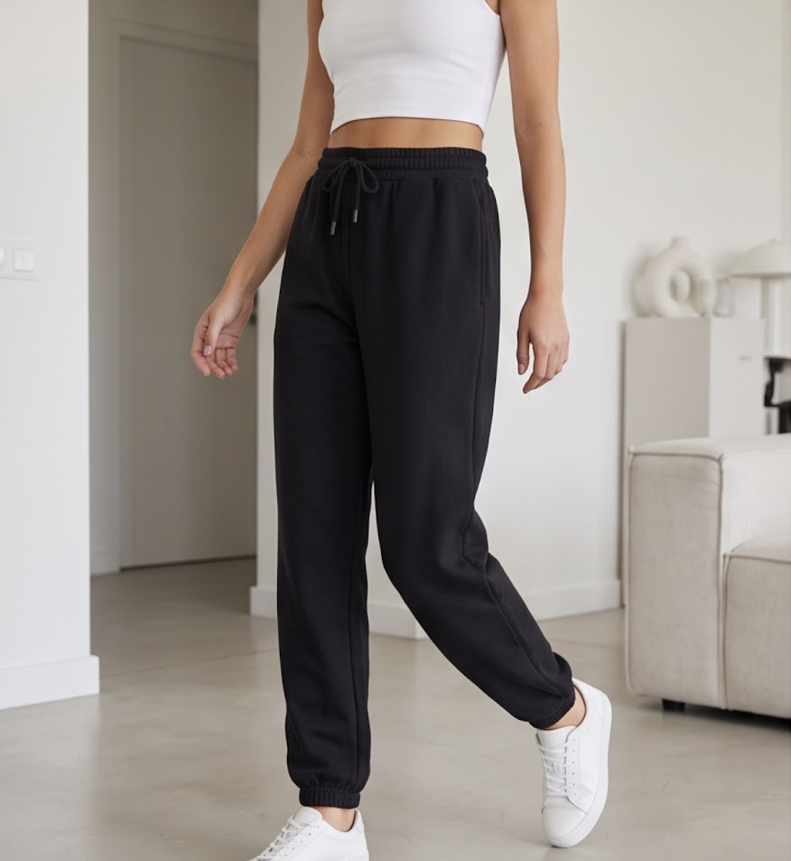 Panta polsino garzato coordinabile donna