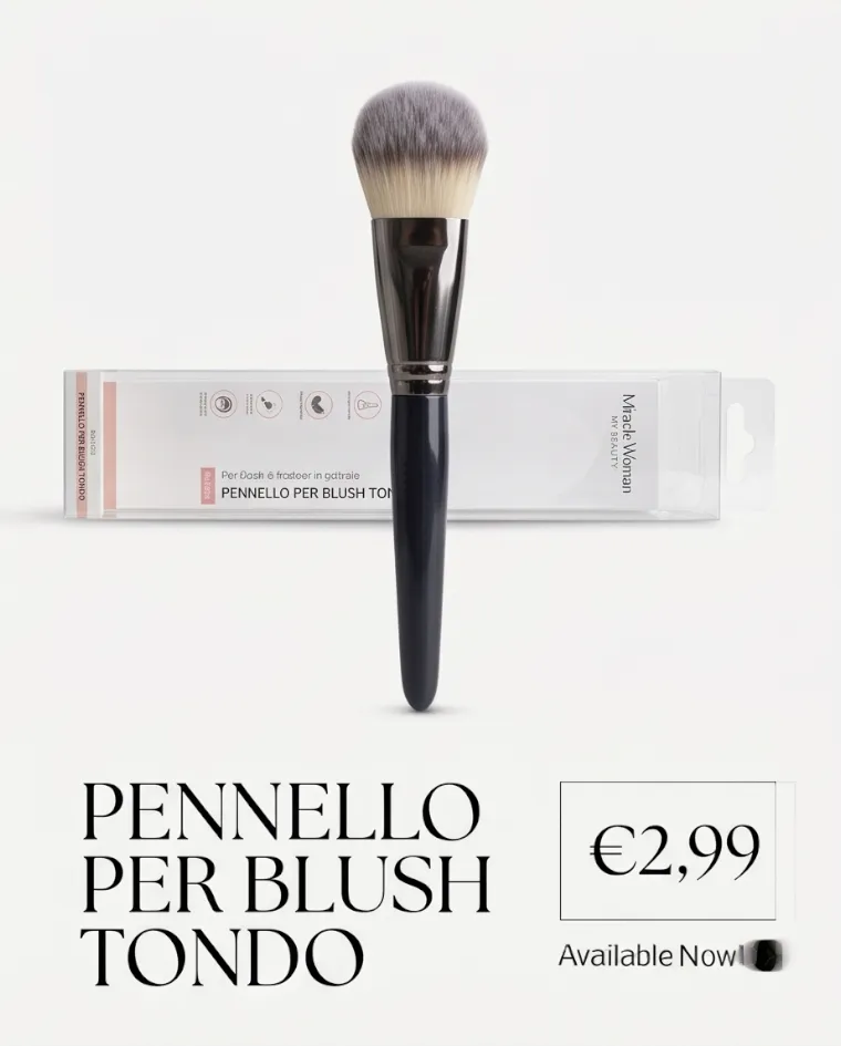 Pennello tondo per blush donna