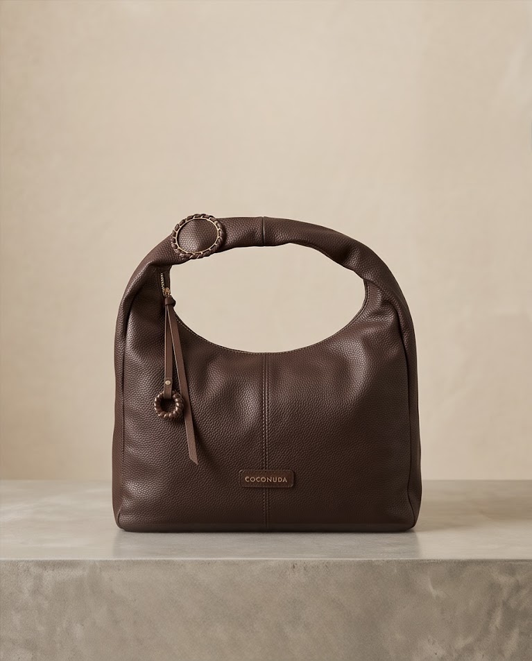 Borsa morbida coconuda con tracolla donna