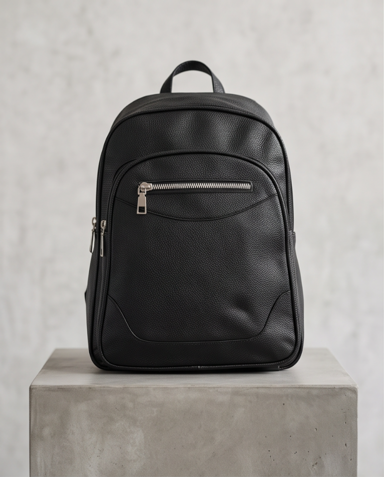 Zaino ecopelle unisex multi tasche