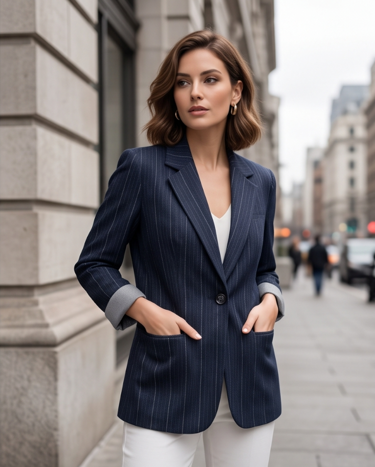 Blazer Autunnale coordinabile elasticizzato donna
