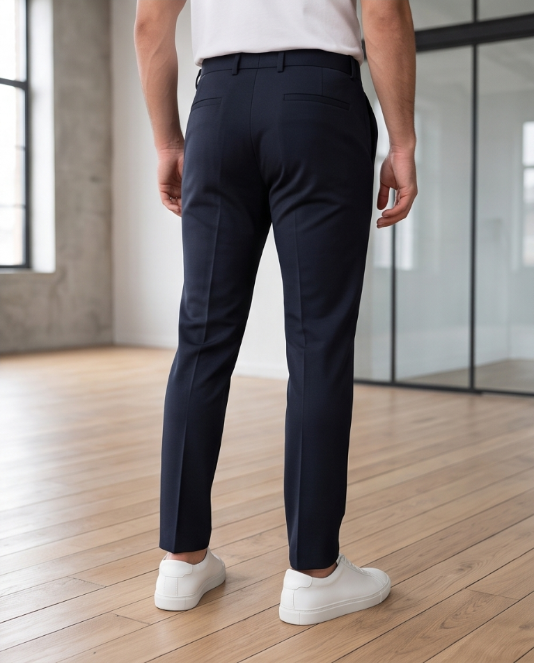 Pantalone elegante elasticizzato versione autunno inverno