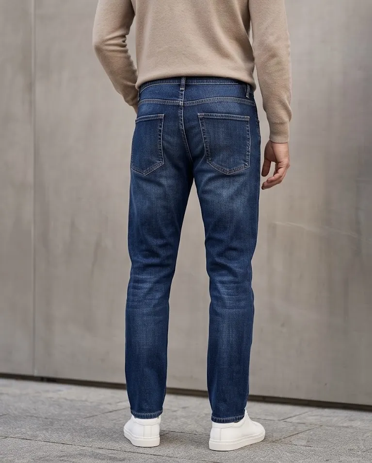 Jeans Capri sagomato elasticizzato uomo