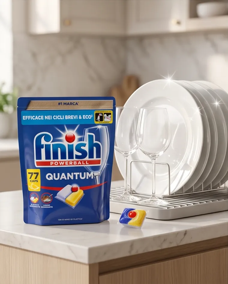 Finish Powerball Quantium maxi confezione risparmio 77 lavaggi