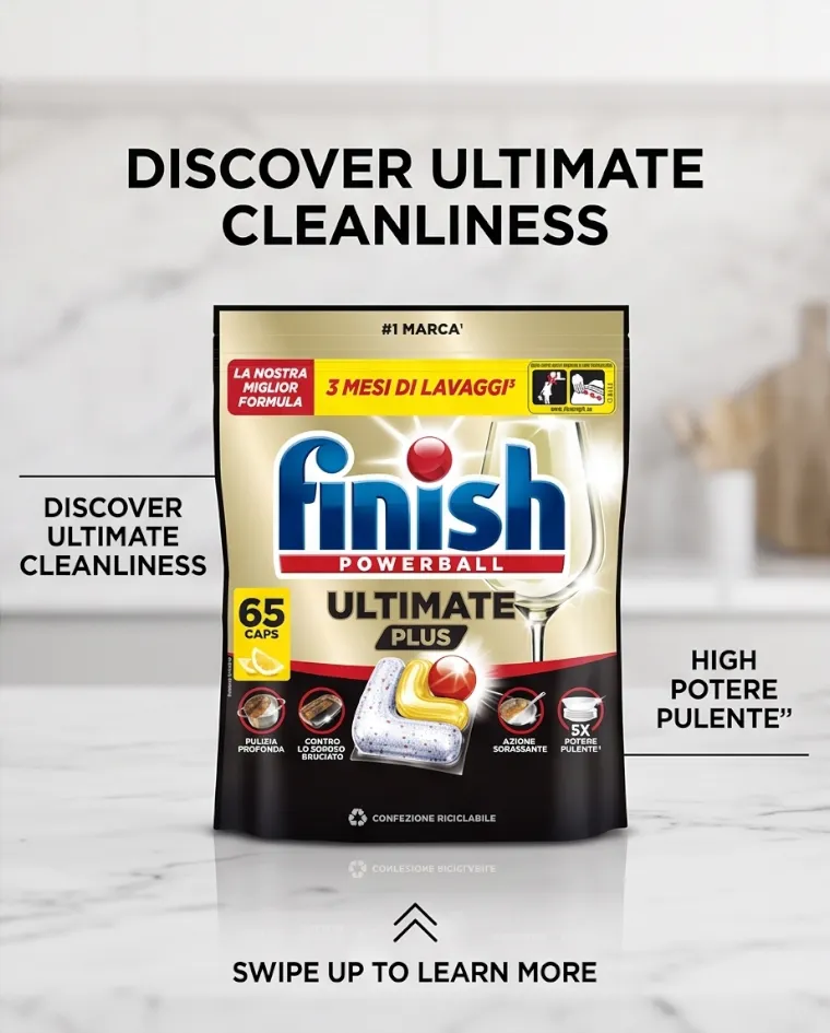Finish Powerball Plus Maxi formato risparmio 65 lavaggi