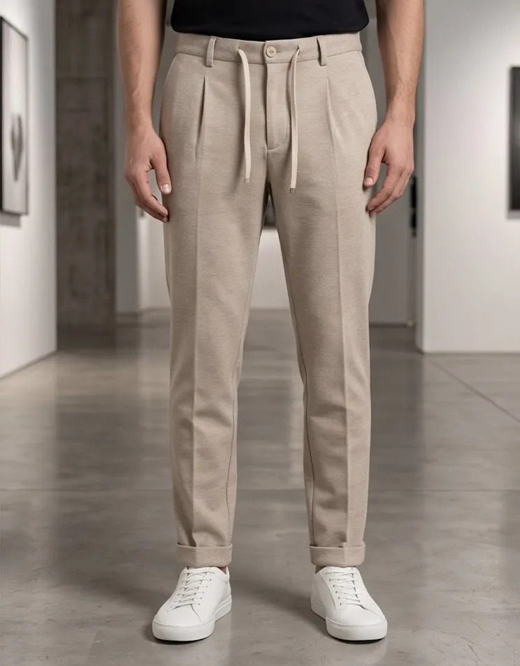 Pantalone sagomato in pannetto Autunno Inverno uomo