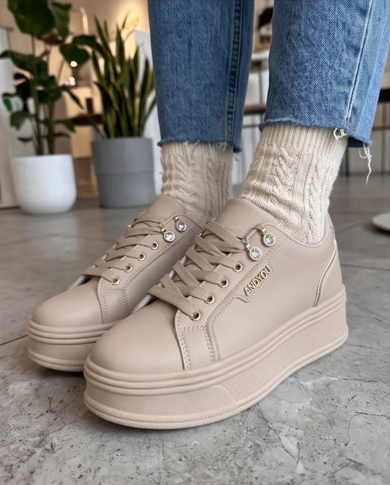 Scarpe casual platform comode donna
