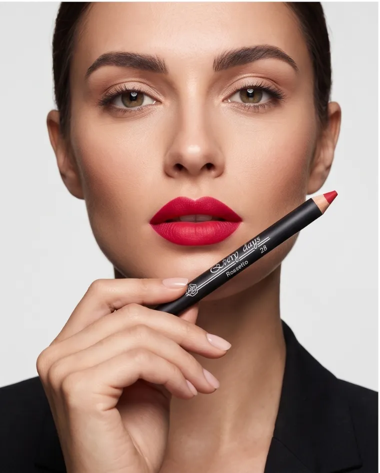 Matita labbra make up italy rossetto color rosso 28