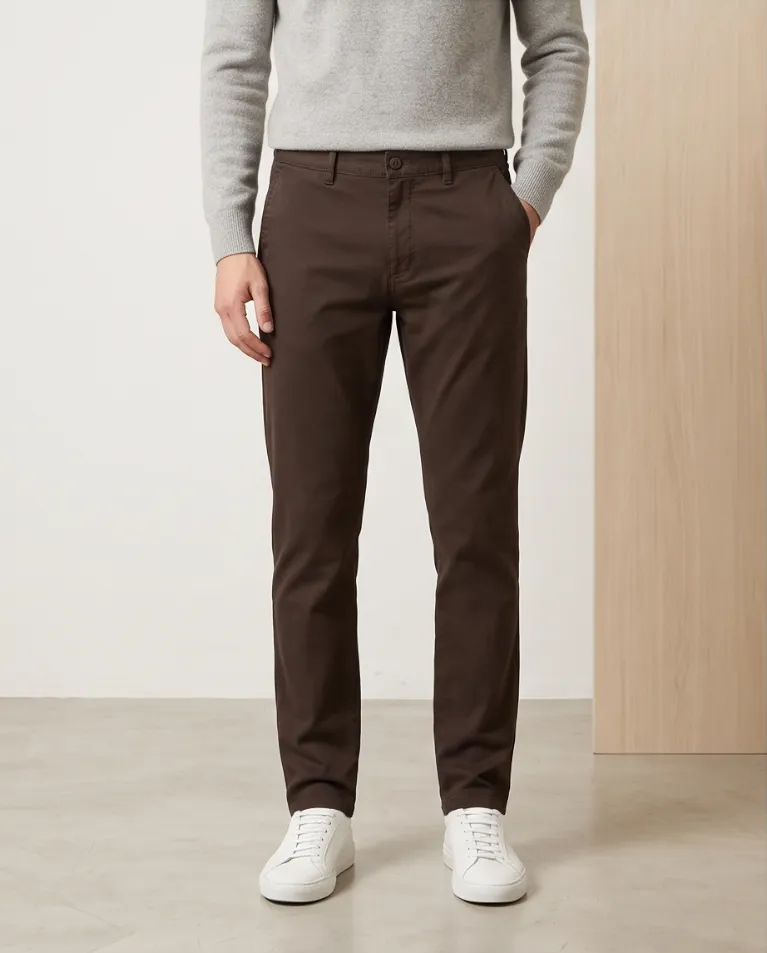 Pantalone tasca retta lunghezza regolare Autunno Inverno