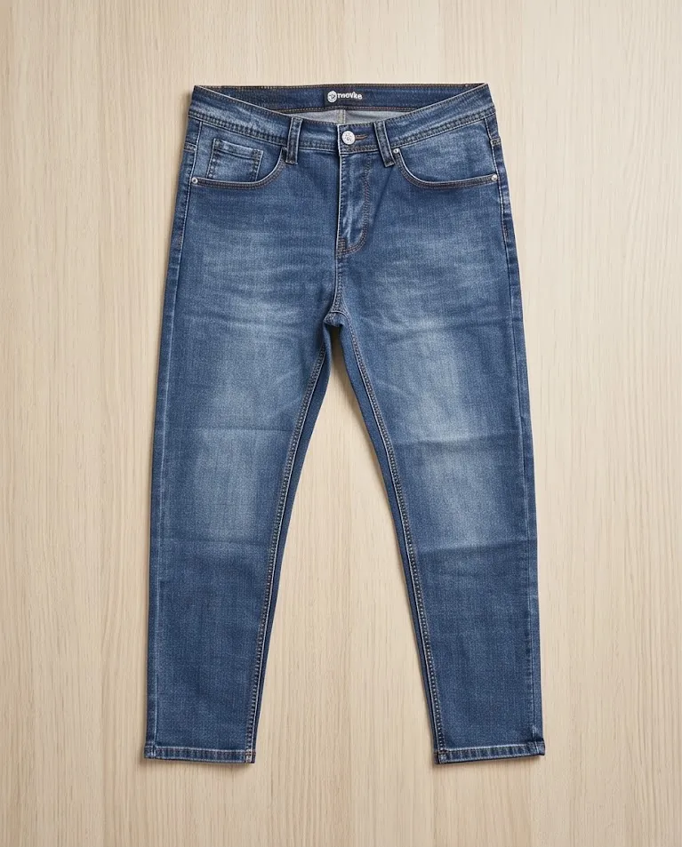 Jeans Capri sagomato elasticizzato uomo