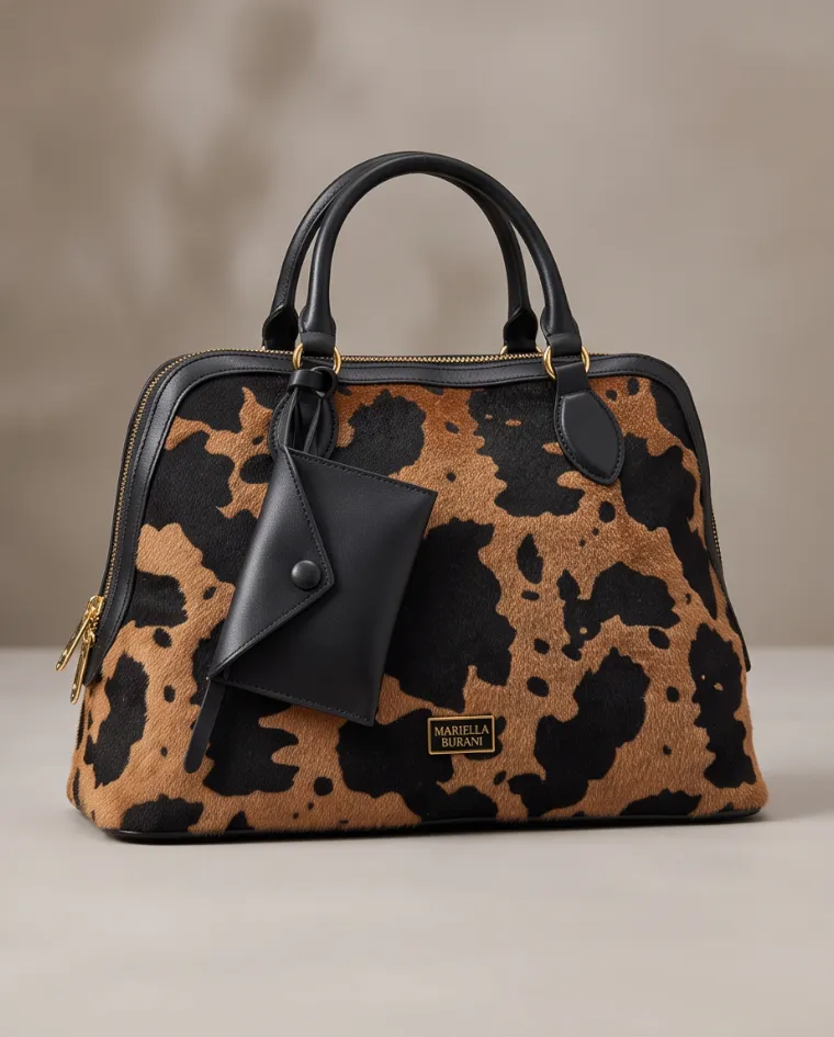 Borsa media con tracolla cavallino Mariella Burani