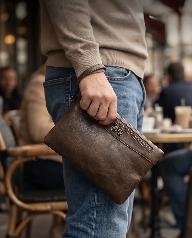 Pochette a mano Coveri Active uomo