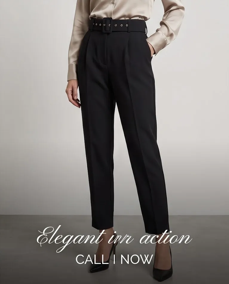 Pantalone morbido pence con cintura donna